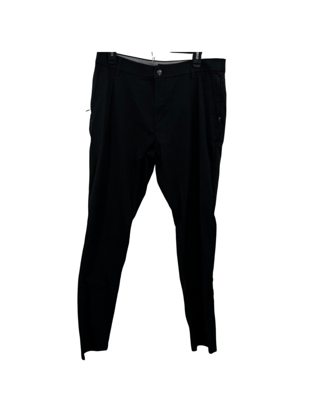 Birddogs Mens Black Slim-Fit Slacks Size 34x34 Stretch Cotton Blend Modern